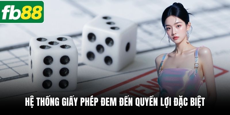 Hệ thống giấy phép đem đến quyền lợi đặc biệt
