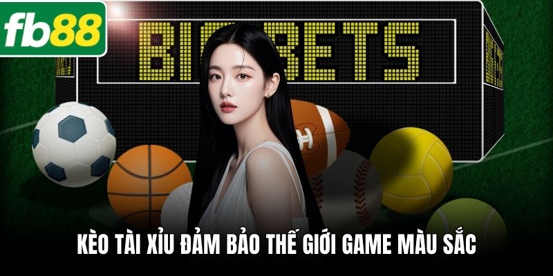 Kèo tài xỉu đảm bảo thế giới game màu sắc
